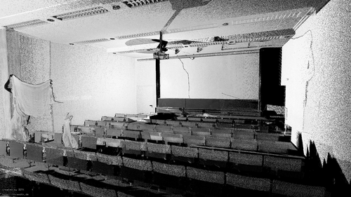 3D Point Cloud of Würzburg lecture hall
