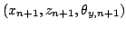 $ (x_{n+1},z_{n+1},\theta_{y,n+1})$